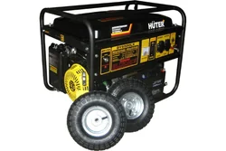 Портативный бензогенератор HUTER DY6500LX с колесами