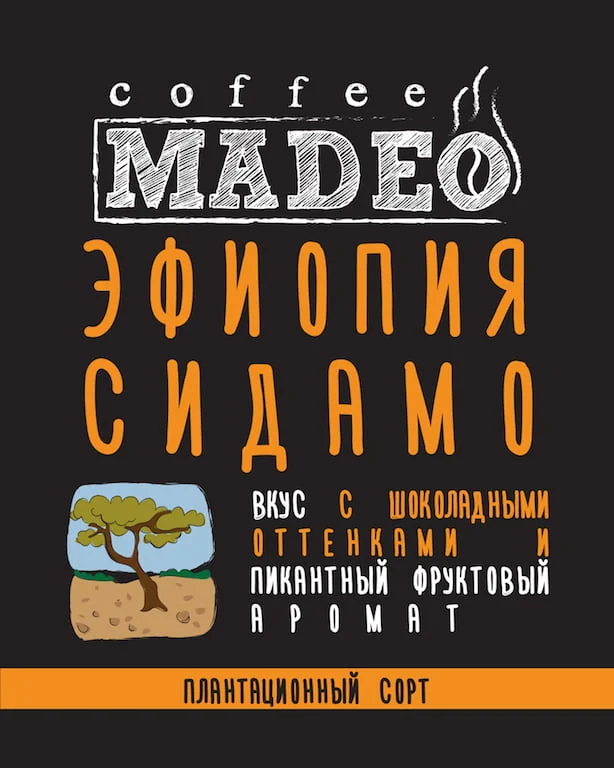 ЭФИОПИЯ СИДАМО 0,2 молотый