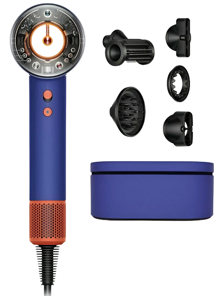 Фен Dyson SuperSonic HD16 Фиолетовый/Оранжевый Топаз с Кейсом