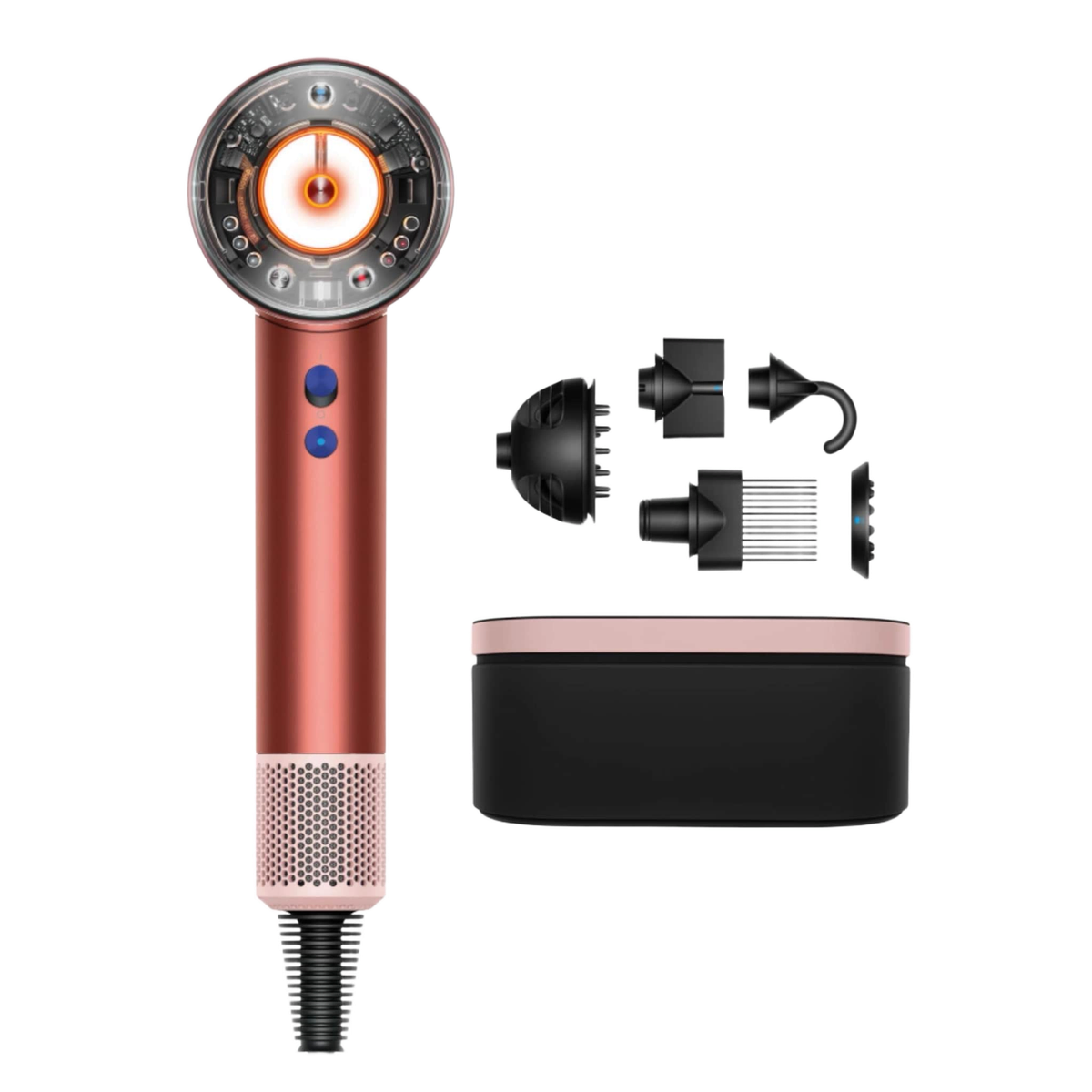 Фен Dyson SuperSonic HD16 Клубнично-Бронзовый/Розовый Румянец с Кейсом