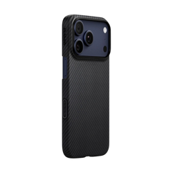 Чехол PITAKA Ultra-Slim Case для iPhone 17 Pro Max - черный 600D Black/Grey (Twill)