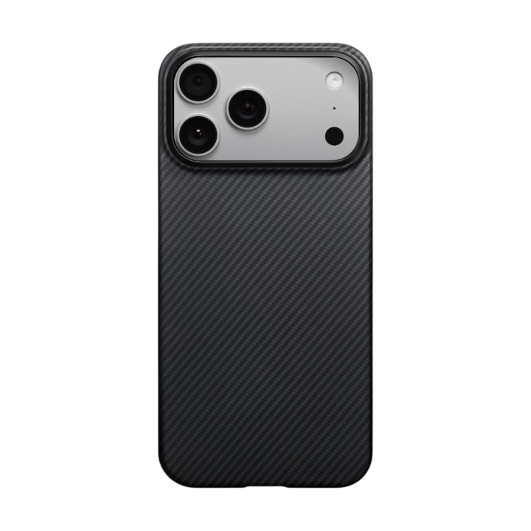 Чехол PITAKA Ultra-Slim Case для iPhone 17 Pro Max - черный 600D Black/Grey (Twill)