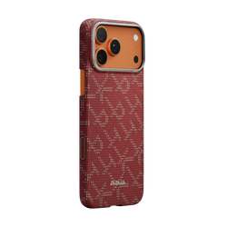 Чехол PITAKA Ultra-Slim Case для iPhone 17 Pro Max PTK Leaping - Gold Red