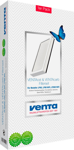 Фильтр 2 в 1 - VENTAcel с угольным фильтром для LP60/LPH60/AP902/AH902 (0,1 мкм)
