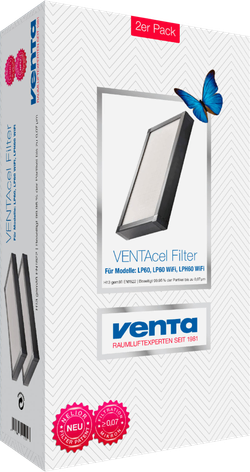 Фильтр тонкой очистки 2 шт PREMIUM VENTAcel H13 "Nelior" для LP60/LPH60/AP902/AH902 (0,07 мкм)